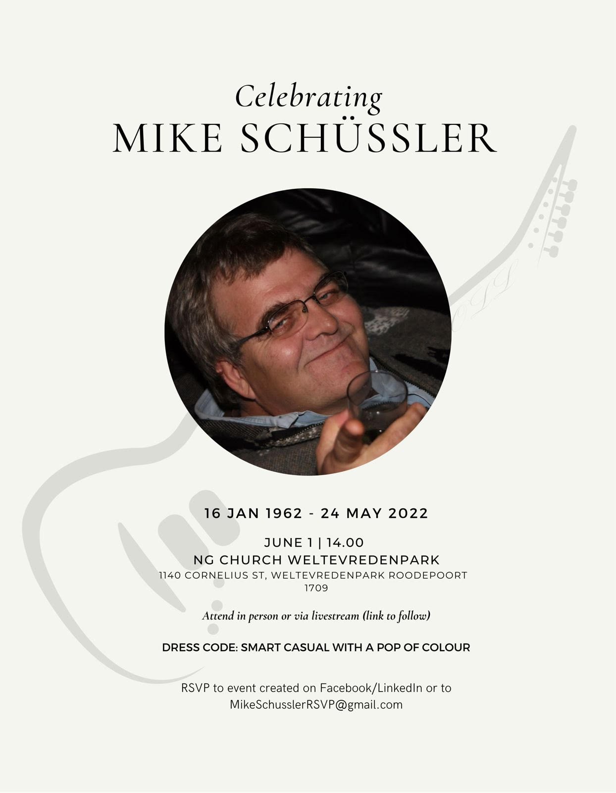 Mike Schussler Celebration of Life